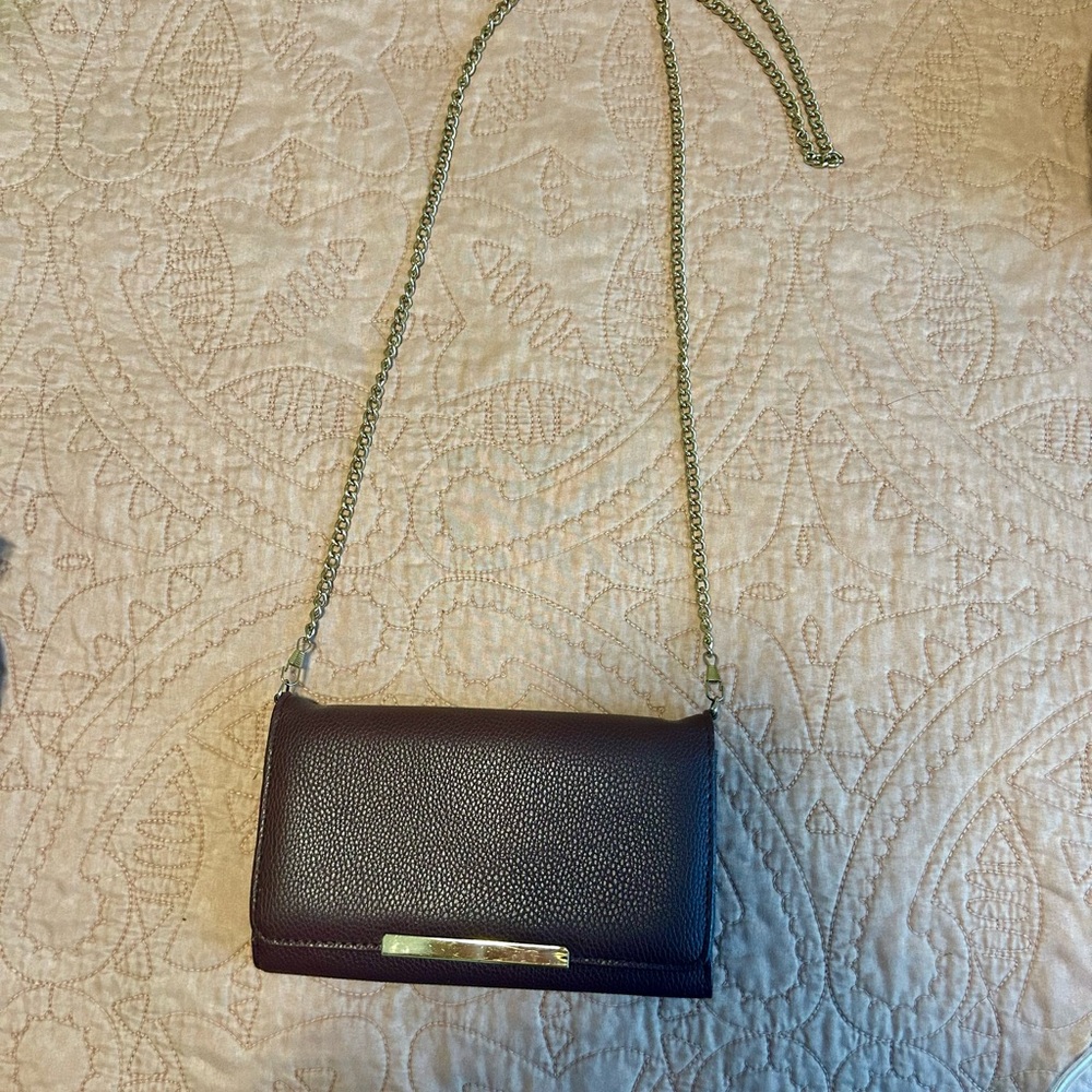 Small Maroon Leather Bag